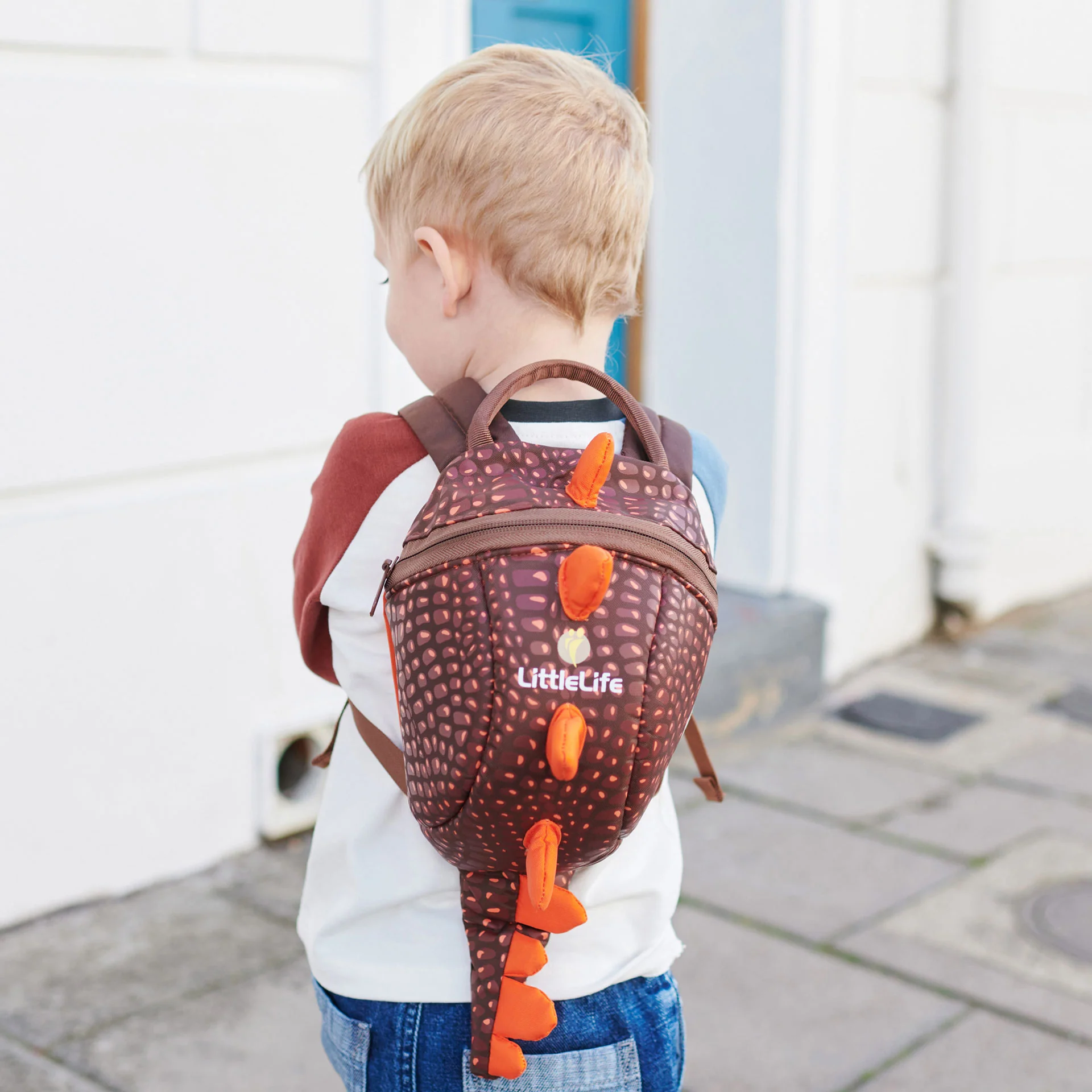 Dinosaur Toddler Backpack with Rein - Image 3