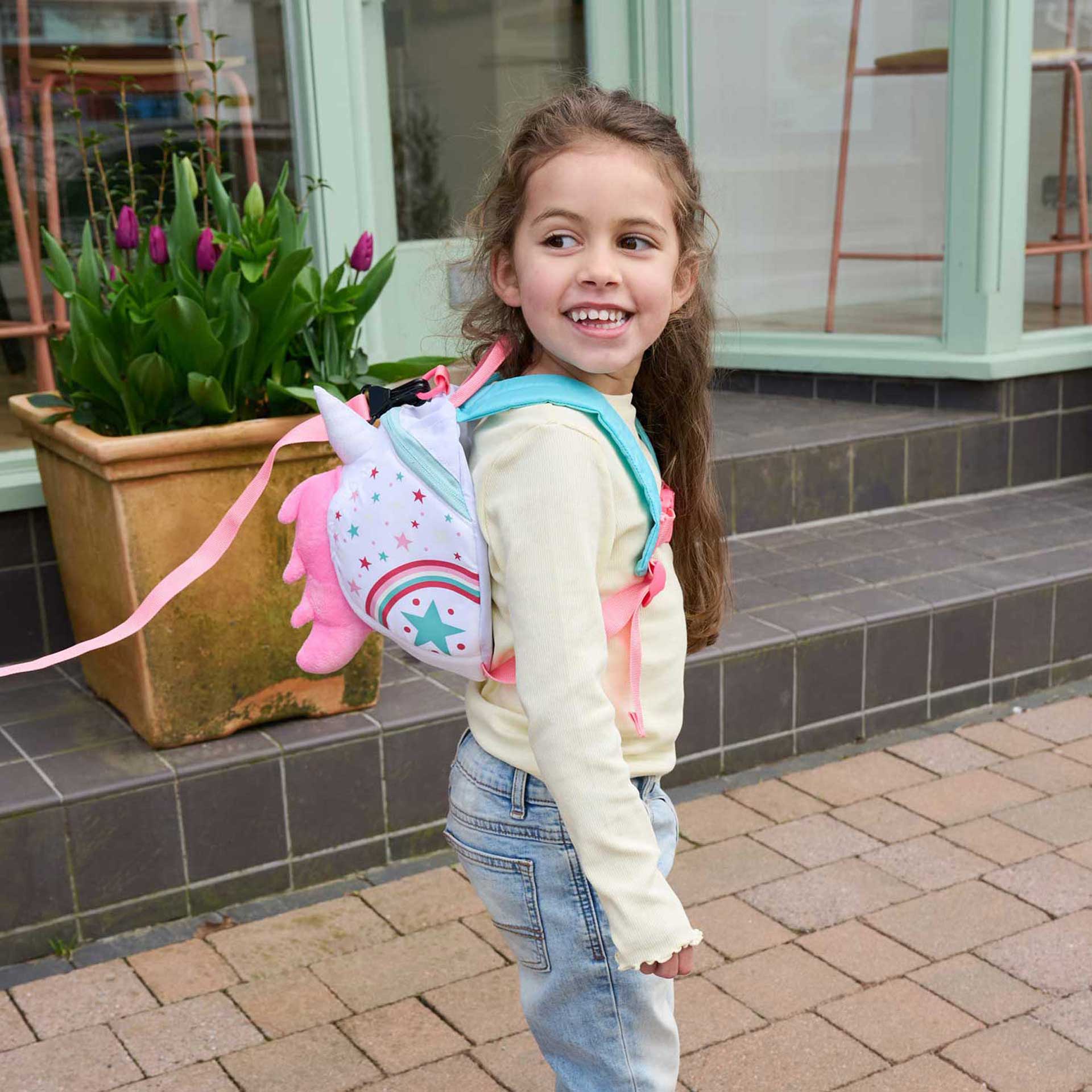 Unicorn Toddler Backpack with Rein - Image 3